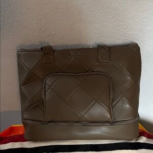 Max Studio Quilted Weekend Bag
